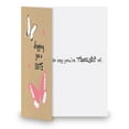 Thinking of You Kraft Greeting Card Value Pack Set of 20 (5 designs