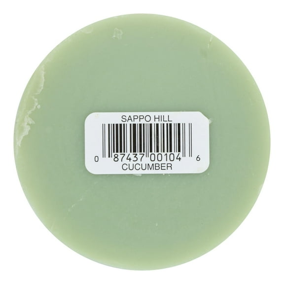 Sappo Hill Glycerine Soap Cucumber - 3.5 oz - Case of 12