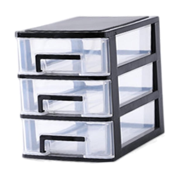 Cajones de Almacenamiento, Organizador de Escritorio con Cajones, Gabinete, Organizador de Almacenamiento con Cajones de Escritorio para El Hogar, Toc 3 capas