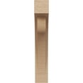thumbnail image 2 of 5"W x 10"D x 30"H Thin Viola Rough Cedar Woodgrain TimberThane Corbel, Primed Tan, 2 of 6