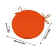thumbnail image 4 of Round Outdoor Chair Cushion Polyester Seat Pad Non Support for Garden Patio Furniture Comfortable Durable, 4 of 9