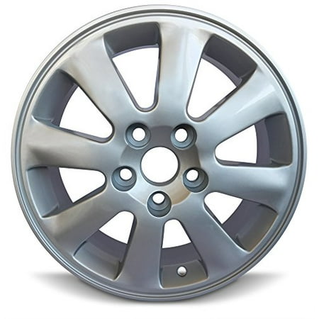 New 16x6.5 Toyota Camry (07-11) 5 Lug 8 Spoke Alloy Rim Chrome Full Size Replacement Alloy