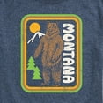 thumbnail image 3 of Instant Message - Montana Bear Badge  - Men's Short Sleeve Graphic T-Shirt, 3 of 6