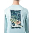 thumbnail image 3 of Guy Harvey Men's Sun Protection Long Sleeve Shirt, Brook Green, 2XL, 3 of 5