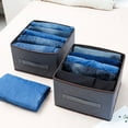 thumbnail image 5 of Aihimol Extra Large Clothes Closet Organizer 5 Compartments For Sweater Sheets To Shirt - Divided Clothing Storage Boxes For Closet, Wordrobe, Bedroom, Shelf, 5 of 9