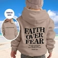 thumbnail image 2 of Toddler Girl Hoodies Jesus Loves You Print Hooded Sweatshirts Long Sleeve Graphic Hoodies Cute Oversize Pullover Top Fashion Winter Clothes 2-3 Years Old Girl Clothes, 2 of 4