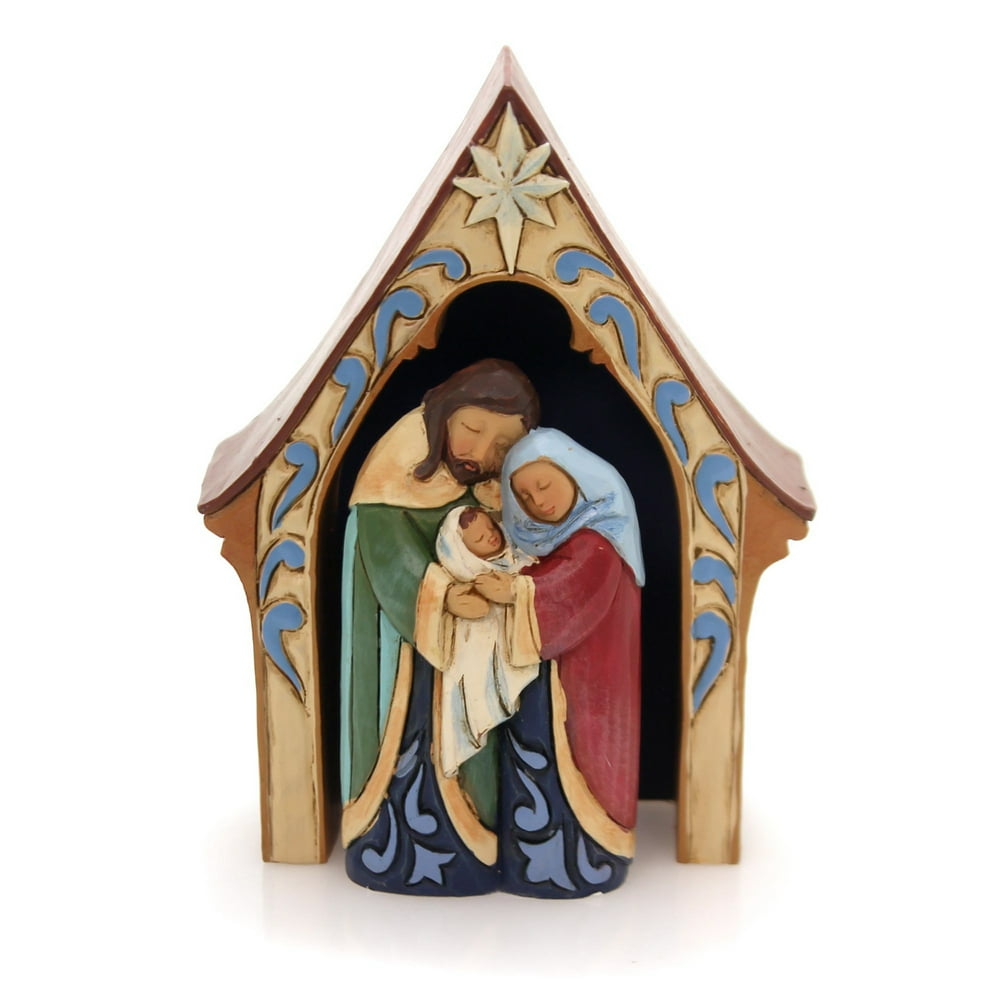 Jim Shore CRECHE AND HOLY FAMILY MINI Nativity Mary Joseph Jesus 4056608 - Walmart.com - Walmart.com