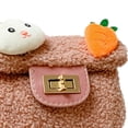 thumbnail image 3 of Bolso bandolera con correa de cadena y felpa, 3 of 6
