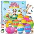 thumbnail image 1 of Bombas de baño Qivatex con juguetes dentro de cestas de Pascua, 1 of 6