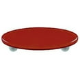 thumbnail image 1 of Hot Knobs HK1003-POA Brique Rouge Ovale Verre Armoire Tirer - Aluminium Poste, 1 of 1