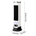 thumbnail image 2 of RKSTN Tower Fan Tower Fan Office Desktop Bladeless Tower Fan Tower Type Low-Noise Charging Portable Tower Fan, 2 of 8