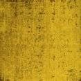 thumbnail image 1 of Ahgly Company Machine Washable Indoor Square Oriental Yellow Industrial Area Rugs, 4' Square, 1 of 4