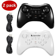 Wii U Pro Controller- Kulannder Wireless Rechargeable Bluetooth Dual Analog Controller Gamepad for Nintendo Wii U