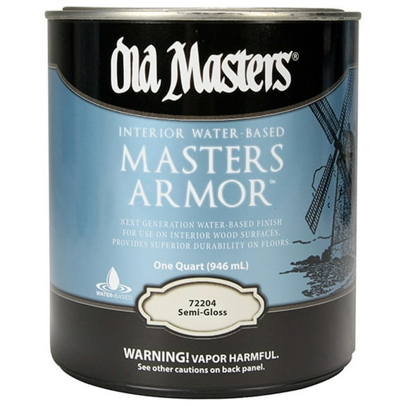 40-Pack of 1 qt Old Masters 72204 Masters Armor Interior Water-Based Finish, Semi-Gloss