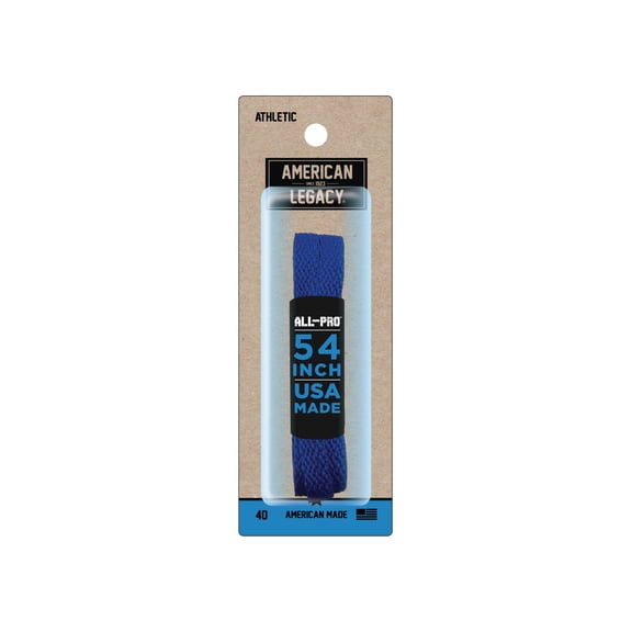 American-Legacy Athletic Narrow Flat Royal Blue 54"