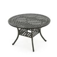 thumbnail image 3 of Noble House Stock Island Aluminum Expandable Patio Dining Table in Bronze, 3 of 10