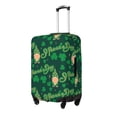 thumbnail image 2 of Easygdp St Patrick's Day9 Print Elastic and Washable Suitcase Protective Cover with Hidden Zipper Fits 18-32 inch Luggage -X-Large, 2 of 9
