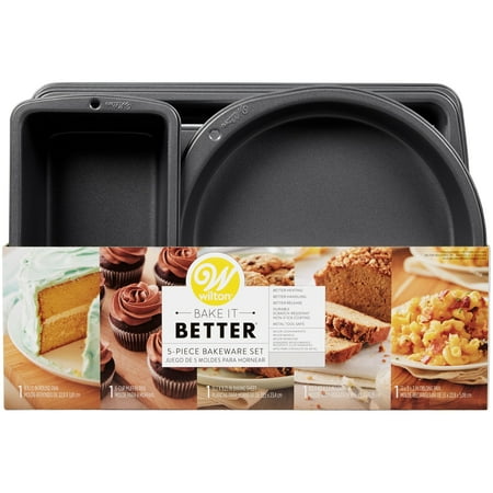 Bake Set - Wilton Bake It Better Bakeware Set, 5 Piece