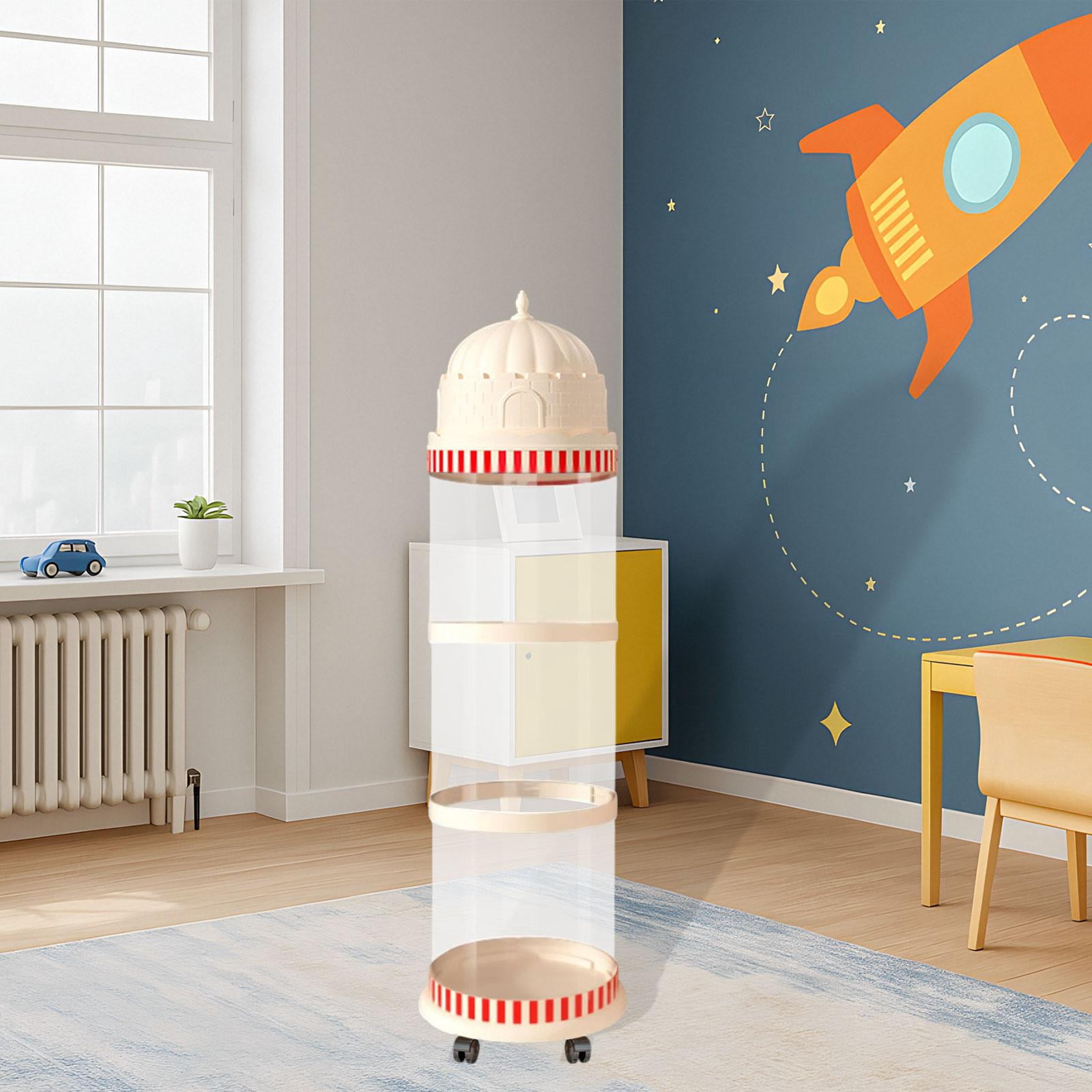 Stuffed Animal Cage Plush Toy Organizer Vertical Holder Space Saving PP Durable Material for Nursery Playroom Kids Room