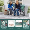 thumbnail image 3 of Outdoor Swing Cushions 47”, Porch Swing Cushions Thicken 4", Anti-Fading Patio Swing Chair Pads, Waterproof Bench Cushions, Swing Chair Cushion for Outdoor Canopy Swing Glider, 3 of 7