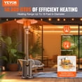 thumbnail image 2 of VEVOR Chauffage de Patio au Propane 50000 BTU Haut Martelé avec Table Ronde Extérieur Bronze, 2 of 9