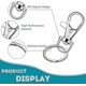 thumbnail image 4 of 100 Pcs Keychain Hooks With Key Rings, Keychain Clip Hooks With Rings For Lanyard Jewelry, 4 of 5