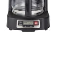 thumbnail image 3 of Hamilton Beach 5 Cup Compact Programmable Coffee Maker with Glass Carafe, Black, 46111, 3 of 7