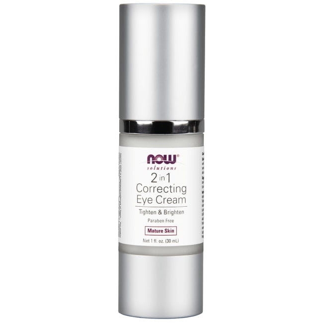 NOW Foods 2 in 1 Correcting Eye Cream 1 fl oz Cream