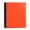 Orange, variant on Mintra Durable Premium Spiral Notebook (1 Subject - Blue) - Fabric Covered Coils, Adjustable Pocket Folders, 100 Sheets