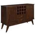 thumbnail image 1 of Atlin Designs Buffet et Casier à Vin Brun Auburn, 1 of 4