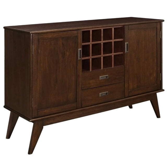 Atlin Designs Buffet et Casier à Vin Brun Auburn