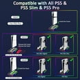 thumbnail image 2 of PS5/Slim/Pro Cooling Station for PlayStation 5 Console,PS5 Cooler Fan with Dual PS5 Controller Charger Incl. 3 Level Fans,Headset,USB Hubs,PS5/Slim Stand for PlayStation 5 Accessories, 2 of 9
