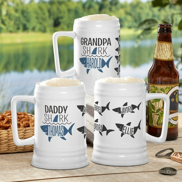 Personalized Daddy Shark Beer Stein Walmart Com Walmart Com Personalized Daddy Shark Beer Stein Walmart Com Walmart Com
