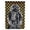 Poodle, variant on Black Standard Poodle Candy Corn Halloween Garden Flag