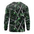 thumbnail image 3 of Oazcsf Black Camo Long Sleeve for Men Waffle Knit Warm Crew Neck Pullover Sweater Lightweight Casual Fall Sweatshirt Big and Tall Winter Tops, 3 of 5