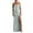 BU2, variant on Formal Maxi Dress Women's Vintage V Neck Irregular Hem Lace A Line Chiffon Dresses BU2,S