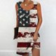 thumbnail image 2 of Vestido de Verano para Mujeres, Moda Color Sólido Bolsillo sin Mangas Vestido Casual Cuello en V Hecho de Poliéster Ligero para Primavera Verano, Vestido de Verano Casual, 2 of 5
