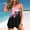 Purple, variant on Kayannuo Two Piece Swimsuit for Women Swimsuit Women Women Conservative Print Strappy Back Set Two Piece Swimsuits Swimdress