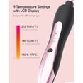 thumbnail image 6 of Senya 9mm Curling Iron Professional, 3/8 inch Ceramic Tourmaline Wand Barrel, Hair Curler Iron, 6 of 15