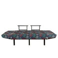 thumbnail image 3 of Garden Art Futon Couch, Field in Full Blossom Various Different Flowers and Herbs Spring Day Fantasy, Daybed with Metal Frame Upholstered Sofa for Living Dorm, Loveseat, Multicolor, by Ambesonne, 3 of 4