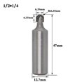 thumbnail image 2 of BE-TOOL Round Bottom Router Bits for Cutting Beading Fluting Tools 23 Sizes Choice Silver, 2 of 3