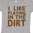 thumbnail image 4 of Inktastic I Like Playing in the Dirt Boys or Girls Baby Bodysuit, 4 of 5