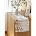 thumbnail image 5 of Table Runner 70 Inches Long for Kitchen Dining, Eucalyptus Leaves Dresser Scarf Farmhouse, Dining Table Decorations for Wedding/Parties, Spring Plants Country Yellow 13 x 70 In, 5 of 8