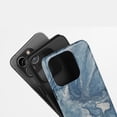 thumbnail image 4 of Blue Marble Swirl For All iPhone Series Tough Phone Case Abstract Blue, 4 of 7