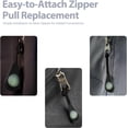 thumbnail image 2 of YQHWQ pcs luminous zipper pulls sweatshirt 20pcs luminous zipper pulls zipper pull upgrade replacement zipper pulls luminous zipper labels for backpack luggage jacket wallet handbag swe, 2 of 5