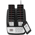 thumbnail image 1 of KFFKFF Diner Paging System, Cordless 500m Extended Distance Queue Alert, Patron Client Buzzing Indicators with Tremble & Blinking, 16 Alert Devices for Mobile Eatery, 1 of 9