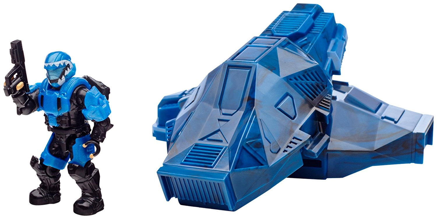 Mega Bloks Halo Metallic Blue ODST Drop Pod Set - Walmart.com