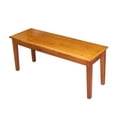 thumbnail image 3 of Home Square 4-Piece Set with 2 Dining Benches & 2 Dining Chairs in Oak, 3 of 9