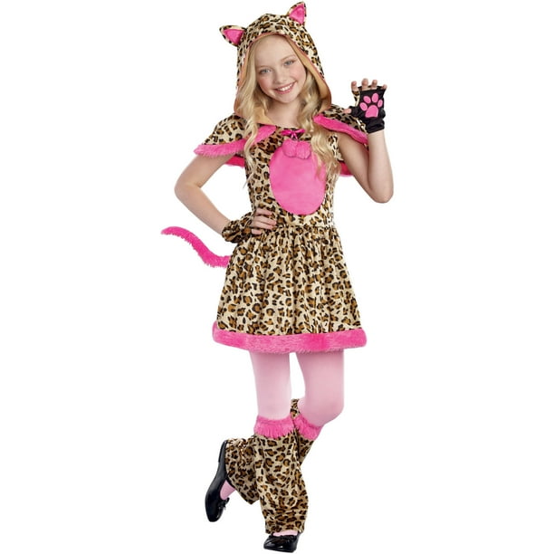 Girls' Cattitude Halloween Costume, Large - Walmart.com - Walmart.com