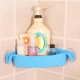 thumbnail image 5 of Dengjunhu Plastic Suction Cup Bathroom Corner Shower Basket, Green, 5 of 7